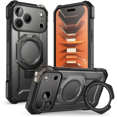 Produktbild von Handyhülle für iPhone 18 Pro Max / 17 Pro Max, Supcase UB Grip Mag (CC) mit MagSafe, Transparent- Schwarz