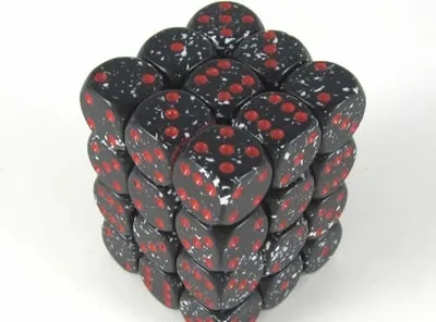 Obrázok produktu pre Chessex Space škvrnitá sada kociek D6 12 mm 36 kusov