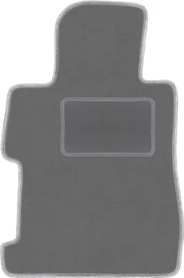 Produktbild von Fahrerfußmatte Velours graphit passend für Honda Civic VIII 4D (2006-2011, Limousine) – mit Befestigungen – passgenau