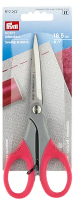 Produktbild von Prym 16105220, 165 mm, Edelstahl, Kunststoff, Rot, Hängende Karte