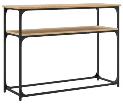Obrázek produktu pro vidaXL Konzolový stolek Sonoma dub 100x35,5x75 cm výrobek ze dřeva