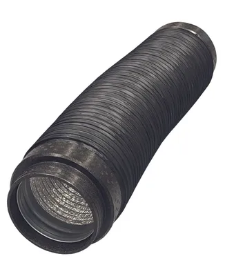 Produktbild von Flexelement ComfoPipe Compact DN200 1 m, gedämmt, schwarz von Zehnder - 990328766