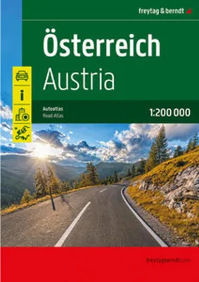 Obrázok produktu pre Rakúsko, autoatlas 1:200 000, freytag & berndt