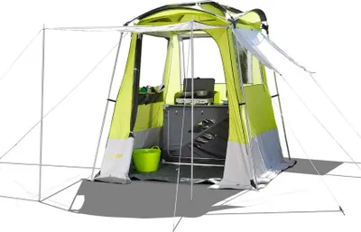 Immagine prodotto di Tenda da campeggio Cucinotto 200x200, protezione UV, modello Chef II, Brunner, per uso esterno