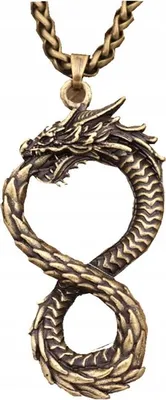 Image de Collier dragon UROBOROS SYMBOL grec égyptien 124