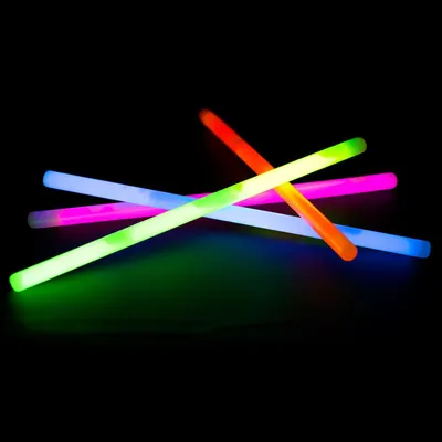 Produktbild von 5 Riesige Knicklichter 5 FARBEN MIX | 300 × 15mm | 12 Stunden Leuchtdauer