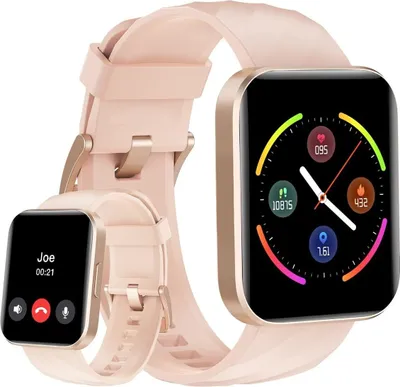 Produktbild von Smartwatch mit Telefonfunktion für Damen Herren,100+ Sportmodi Fitnessuhr mit Pulsmesser SpO2 Messung Schlafüberwachung Nachrichten