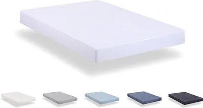 Zdjęcie produktu dla Uniqoos® Elastyczny, szczotkowany prześcieradło z mikrofibry – do materacy o wymiarach 140 x 190/200 cm (wysokość 20–30 cm), kolor biały