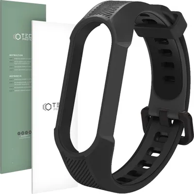 Produktbild von Tech-Protect Armor Xiaomi Mi Smart Band 5/6/6 Nfc Schwarz