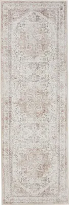 Obrázek produktu pro benuta pratelný vintage běhoun George Ružová/Béžová 80x240 cm bývací pokoj ložnice měkký orientální