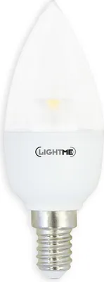 Produktbild von LightMe LED Leuchtmittel Kerze 5,5W = 40W E14 klar 470lm warmweiß 2700K DIMMBAR