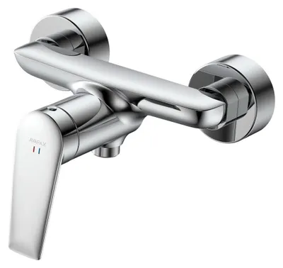 Produktbild von AVAPAX | Duscharmatur aus Messing - 35 mm Keramikkartusche - Chrom glänzend - Einhebelmischer für Wandmontage