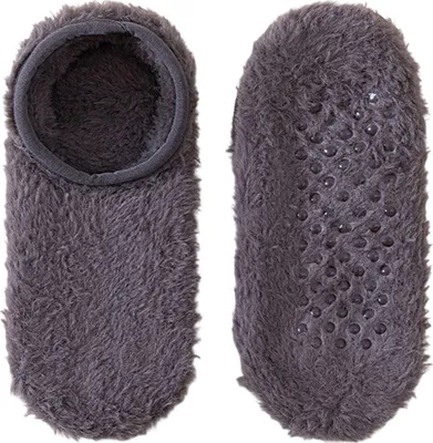 Produktbild von Winterliche Bodensocken für Damen und Herren, warme Plüsch-Haussocken mit rutschfesten Sohlen, niedrige Knöchelsocken für Wohnzimmer und Schlafzimmer