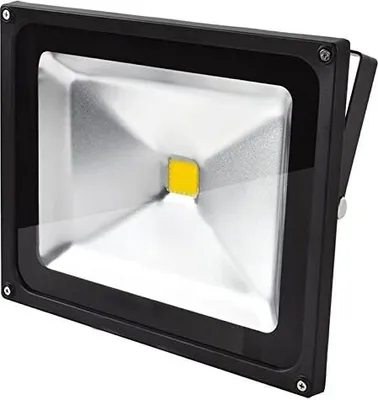 Produktbild von Greenmigo 50W LED Lampe Fluter Scheinwerfer IP65 Kaltweiss Schwarz Aluminium Flutlicht Wasserdicht Strahler