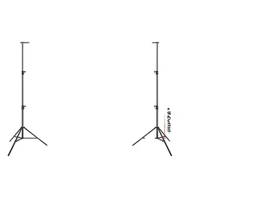 Obrázok produktu pre Stojan na fotografické pozadie, výškovo nastaviteľný, robustný