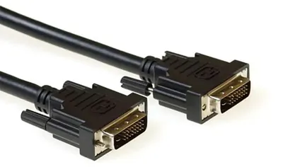 Immagine prodotto di ACT Cavo di collegamento DVI-D Dual Link maschio-maschio 1,8 m 1,8 m Cavo DVI-D DVI-D nero (AK3830)