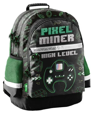 Immagine prodotto di Zaino scolastico a tre scomparti Paso Game