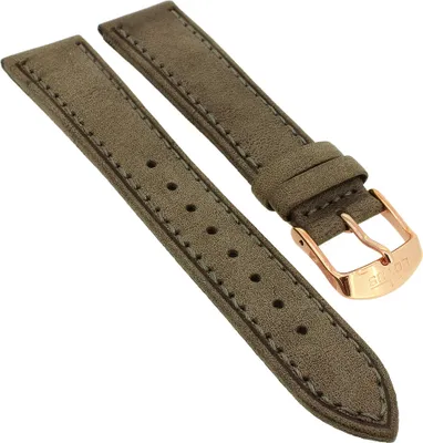 Produktbild von Lotus Watches > Uhrenarmband 21mm grau Leder Naht > 18200 18200/1
