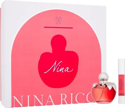 Produktbild von Nina Ricci Nina Giftset Edt Spray 50ml/Jumbo Lipstick Matte Iconic Pink 2,5gr 52,5 ml