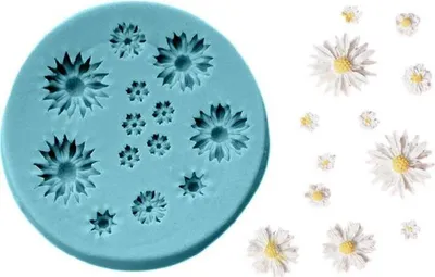 Zdjęcie produktu dla Silikonowa foremka – kwiaty 8,5 cm – Cakesicq