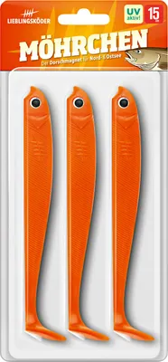 Produktbild von Lieblingsköder Gummifisch Hechtköder (Möhrchen)