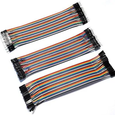 Jumper-Kabel-Set 120 Stück 20 cm 3-in-1 Steckbrücken
