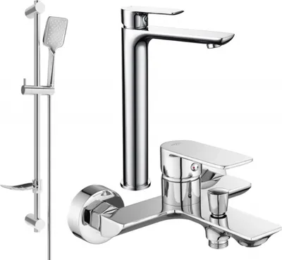 Produktbild von Mexen Alfa DF62 Badewannenset, Chrom - 745713DF62-00