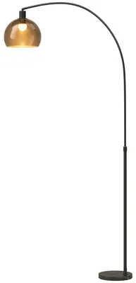 Produktbild von HOMCOM Stehlampe Wohnzimmer im Bogen Design mit Marmorsockel
