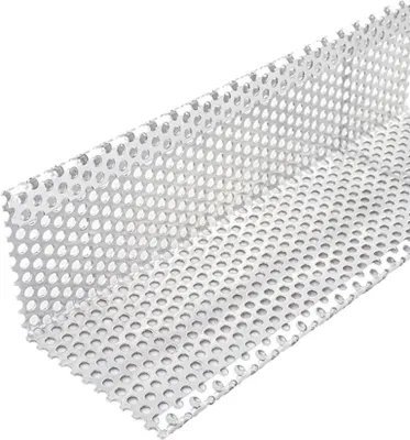 Produktbild von Fassadenprofile Kiesfangleiste Aluminium 100cm 80x90mm Dachrandprofil gelocht Abschlussprofil