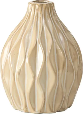 Obrázek produktu pro Váza – krémová – béžová – porcelán – výška 15 cm