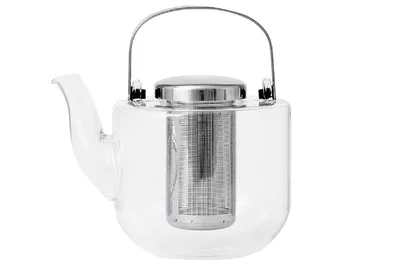 Produktbild von VIVA Bjorn Glas-Teekanne mit Siebeinsatz, Glaskanne, Tee Kanne, Borosilikatglas, 650 ml, V34301