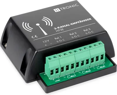 Produktbild von H-TRONIC Funk-Empfänger HT3E, 3-Kanal