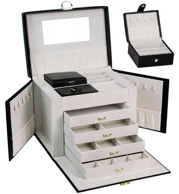Produktbild von Elegante Schmuckschatulle mit 5 Schubladen