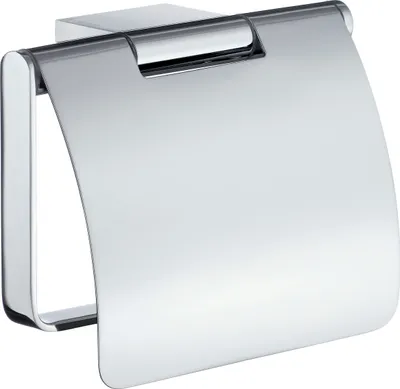Produktbild von Smedbo AIR - Toilettenpapierhalter mit deckel in chrom poliert AK3414