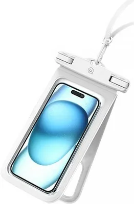 Image de Usams Double Waterproof Case 6.7Ip68 White/White Fsd1402 (Yd014)