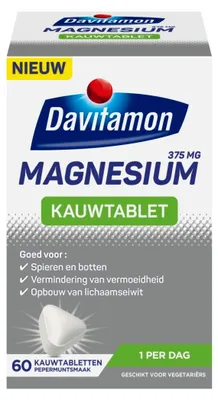 Productafbeelding van Davitamon Magnesium (60 kauwtabletten)