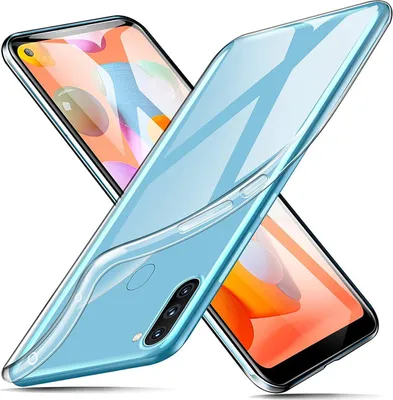 Produktbild von Conie Silikon Schutzhülle für Samsung Galaxy M11 Tasche klar Case Cover Bumper Hülle durchsichtig in transparent