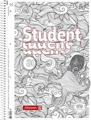 Produktbild von BRUNNEN Collegeblock A4 Lineatur 28 Krake ZENART 106742801