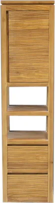 Produktbild von Teako Design Badschrank Domitia hängend Teakholz 35x35x155 cm