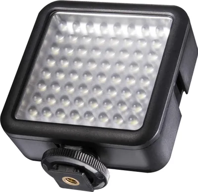 Produktbild von Walimex pro Pro LED64 LED-Videoleuchte (Dimmbar) für Aktion Kamera, Camcorder und DSLR Kamera, 20342, 64 LEDs (1020342)
