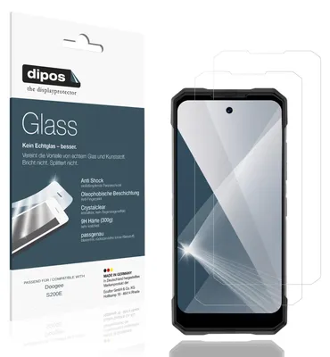 Immagine prodotto di 2x Pellicola Protettiva per Doogee S200E Protezione Vetro Flessibile 9H dipos
