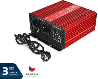 Obrázek produktu pro Měnič napětí GETI GPIU 612S 12V/230V 600W