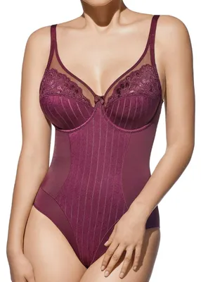 Zdjęcie produktu dla Body bez ramiączek z fiszbinami i miseczkami dla kobiet, model MARILUZ. Eleganckie, kobiece i idealnie dopasowane.