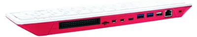 Produktbild von Raspberry Pi 400 (weiß/pink)