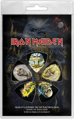 Produktbild von Iron Maiden Plektren-Set Classic Albums multicolor Standard