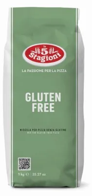 Image de Farine sans gluten pour pizza, 1 kg - 5 Stagioni
