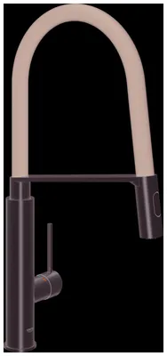 Produktbild von GROHE Concetto, Ziehen, Schwarz, Edelstahl, Hebelgriffe, Einzelbild, Spray, Type U