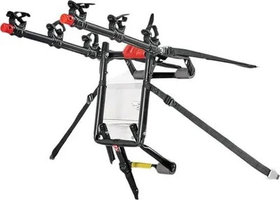 Zdjęcie produktu dla Bagażnik rowerowy - Odpowiedni dla 2 rowerów elektrycznych - Montaż na haku przyczepy - Bagażnik na rowery elektryczne