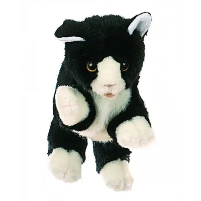 Produktbild von Living Puppets Handspieltiere kleine schwarz/weiße Katze