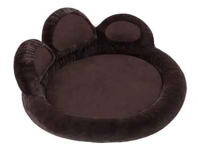 Produktbild von Hundebett Hundesofa Liegen Hundekissen Sofa Hundekorb Bett Hundecouch Tierbett Weich Haustierbett Hundeliegen Kissen XXL - 105 x 105 cm Braun